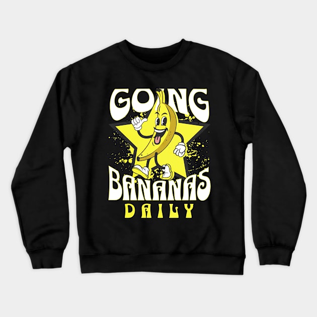 Going Bananas Crewneck Sweatshirt by Norse Magic